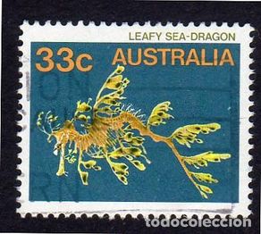 Sellos: Australia. Fauna. Dragón de Mar. 1985. YT-899. Usado